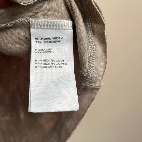 American Eagle soft and sexy tie-dye lace up top - Picture 4 of 6